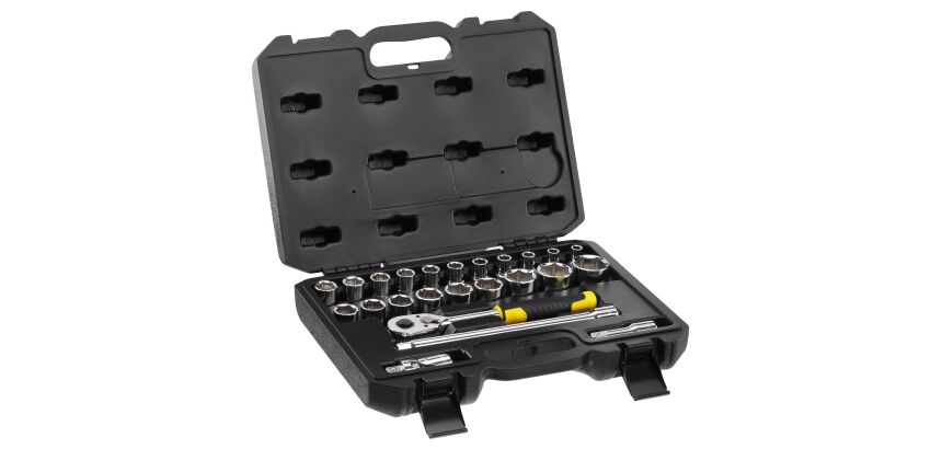 Coffret de douilles 1/2" - jeu de 24 pièces