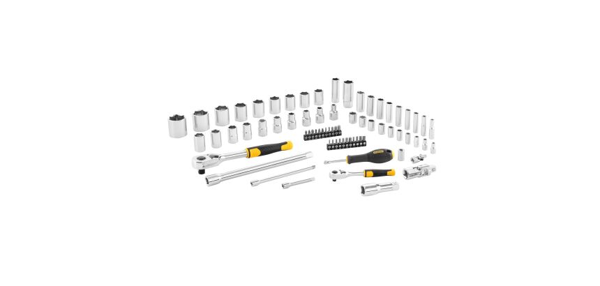 Coffret de douilles 1/4" + 1l2po - jeu de 72 pièces