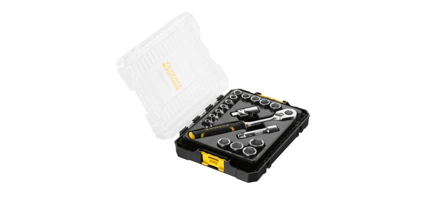 Coffret de douilles Stakbox M - 3/8" - jeu de 18 pièces - Fatmax