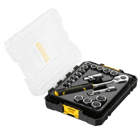 Coffret de douilles Stakbox M - 3/8P - jeu de 18 pièces - Fatmax
