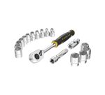 Coffret de douilles Stakbox M - 3/8" - jeu de 18 pièces - Fatmax