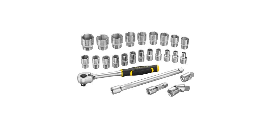 Coffret de douilles Stakbox L - 1/2" - jeu de 26 pièces - Fatmax