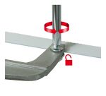 Mini scie à métaux à armature métallique 300 mm