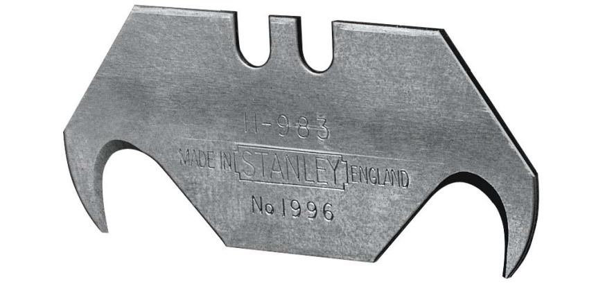 Lames de couteau 1996 sans trou - carte de 5 lames