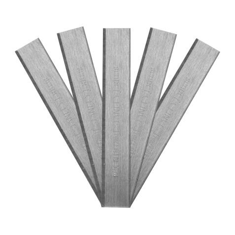 Fers pour rabot RB10 et RB5 - carte de 5 lames droites