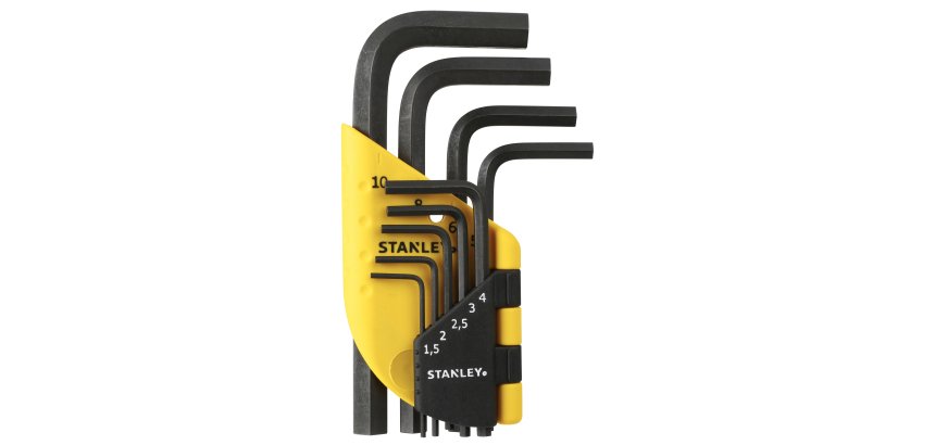 Clé mâle courte - étui de 9 pièces