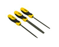 Limes bâtardes 150 mm - jeu de 3 pièces