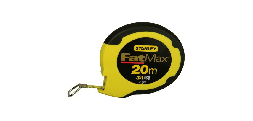 Mètre ruban acier inoxydable STANLEY Fatmax - 20 x 10 mm