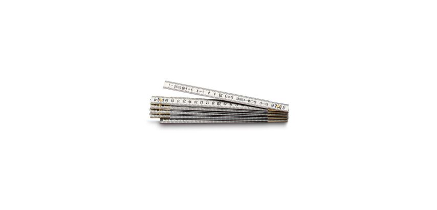 Double mètre pliant STANLEY Gravemat Duralumin - 2 m x 15 mm