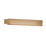 Double mètre pliant STANLEY en bois naturel - 2 m x 15 mm