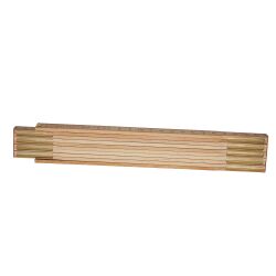 Mesure pliante 2 m x 15 mm bois naturel