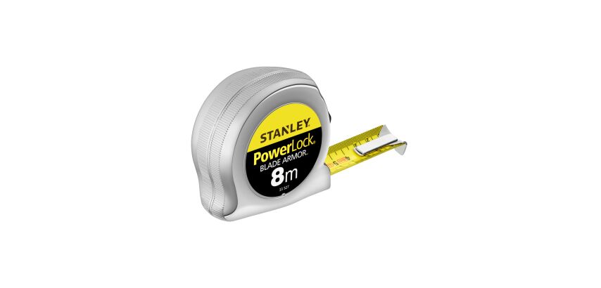 Mètre ruban STANLEY Powerlock Blade Armor - 8 m x 25 mm