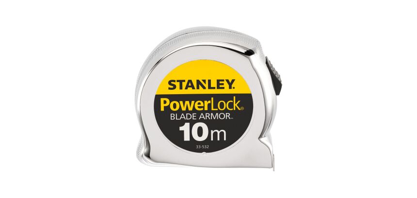 Mètre ruban STANLEY Blade Armor Powerlock - 10 m x 25 mm