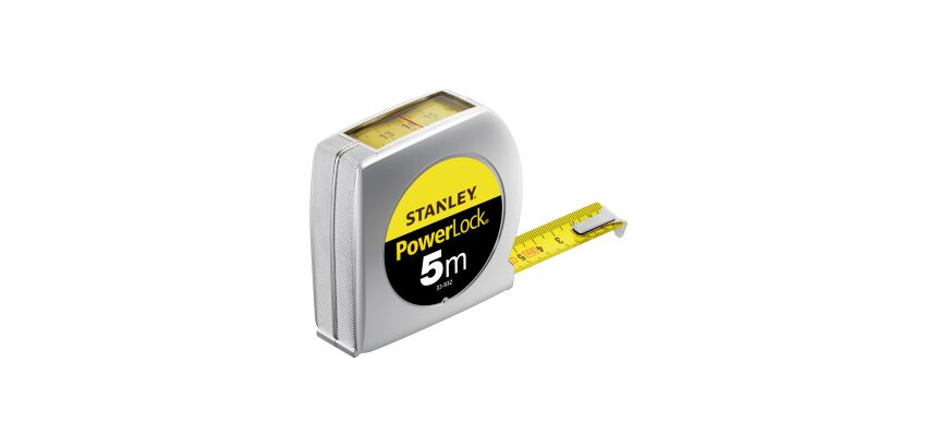 Mètre ruban à lecture directe STANLEY Powerlock - 5 m x 19 mm