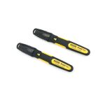 Marqueurs noirs pointe large biseautée - carte de 2 pièces - Fatmax