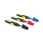 Marqueurs 3 couleurs pointe large biseautée - carte de 3 pièces - Fatmax