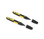 Marqueurs noirs pointe fine - carte de 2 pièces - Fatmax