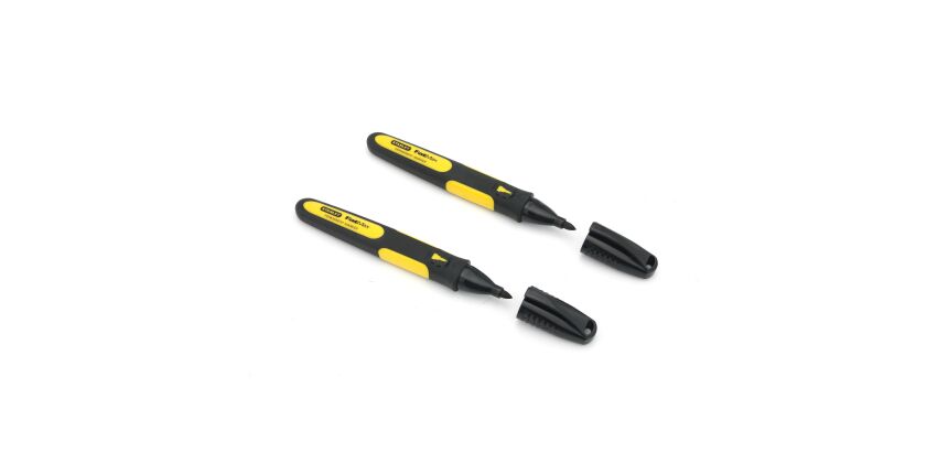 Marqueurs noirs pointe fine - carte de 2 pièces - Fatmax