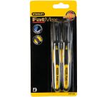 Marqueurs noirs pointe fine - carte de 2 pièces - Fatmax