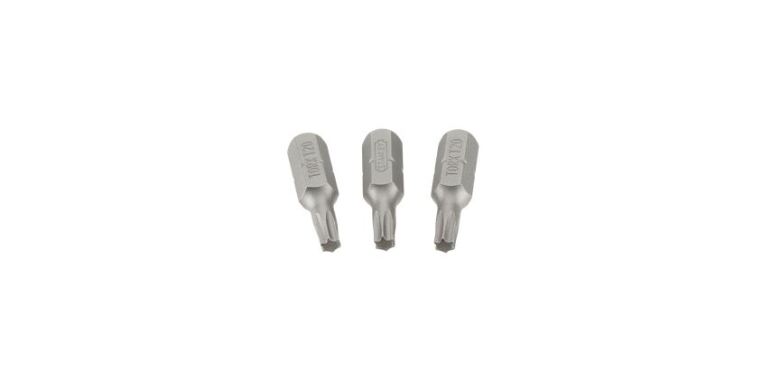Embout de vissage Torx T20 25 mm - 3 pièces