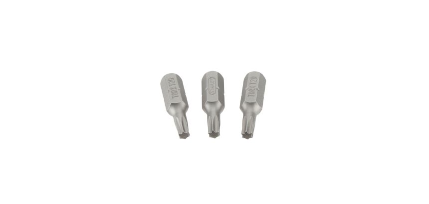 Embout de vissage Torx T20 25 mm - 3 pièces