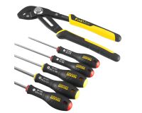 Pince multiprise verrouillage 250mm + tournevis d'électricien + Phillips - 6 pcs