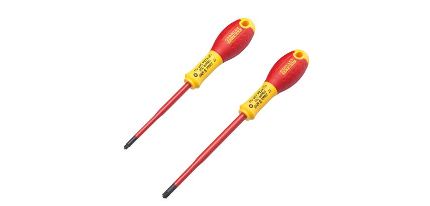 Tournevis borniers isolés 1000 V PZ1 x 100 mm et PZ2 x 125 mm - jeu de 2 pièces