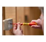 Tournevis borniers isolés 1000 V PZ1 x 100 mm et PZ2 x 125 mm - jeu de 2 pièces