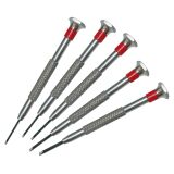 Tournevis de précision STANLEY  tête plate -  pochette 5 pièces