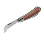 Couteau d'électricien à 2 lames - manche bois
