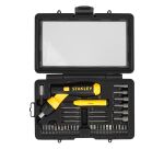 Tournevis porte-embouts à cliquet poignée revolver - coffret 40 pièces