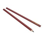 Crayon de charpentier 30 cm corps rouge - carte de 2 pièces