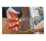 Pince à becs 1/2 ronds longs isolée 1000V - 160mm