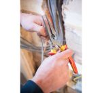 Pince à becs 1/2 ronds longs isolée 1000V - 200mm