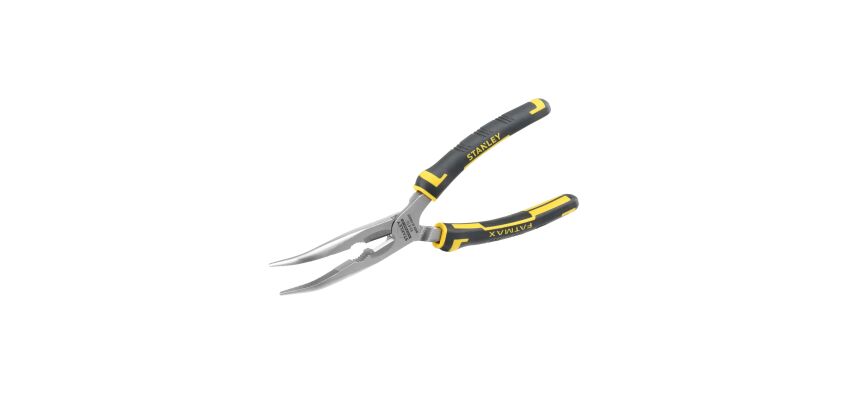 Pince à becs 1/2 ronds longs coudés FATMAX® Bimatière 200mm