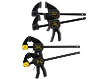 Lot de 4 serre-joints L 300 mm x 2 & M 150 mm x 2