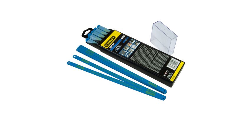 Lames de scie à métaux - boite 100 lames HSS bi-métal laser 12 dents
