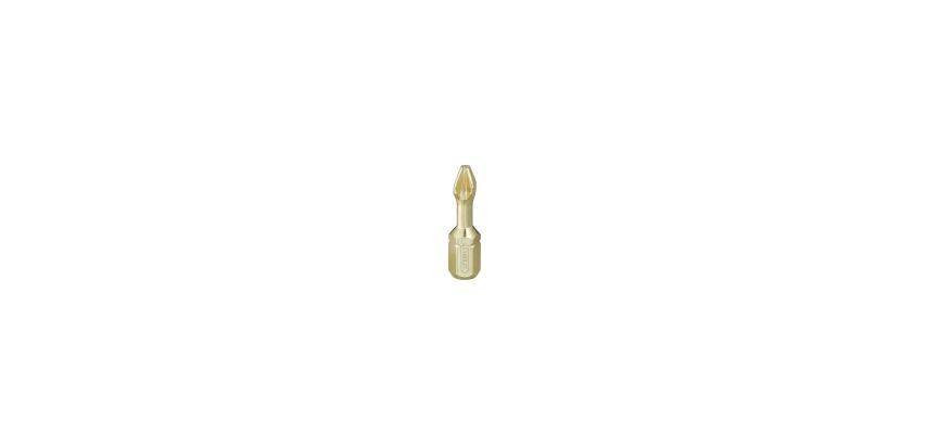 Embouts torsion Pozidriv 25 mm - 1/4P gamme pro - jeu de 6 pièces