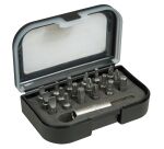 Coffret d'embouts de vissage 1/4P 25 mm - jeu de 19 pièces - gamme pro