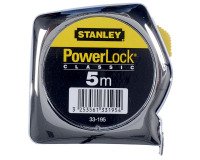 Mètre ruban STANLEY Powerlock Classic - 5 m x 25 mm, ABS