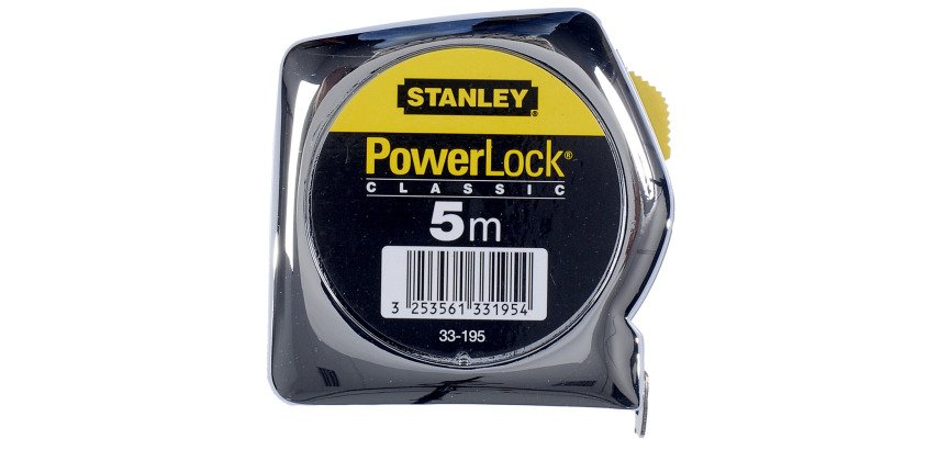 Mètre ruban STANLEY Powerlock Classic - 5 m x 25 mm, ABS