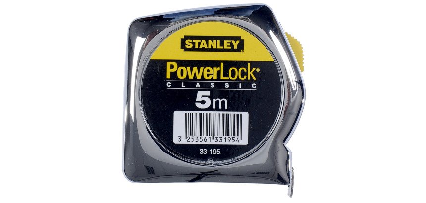 Mètre ruban STANLEY Powerlock Classic - 5 m x 25 mm, ABS
