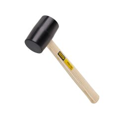 Maillet manche bois tête caoutchouc diamètre 71 mm