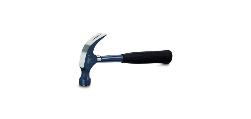 Marteau arrache-clous manche tubulaire acier Bluestrike 450 g