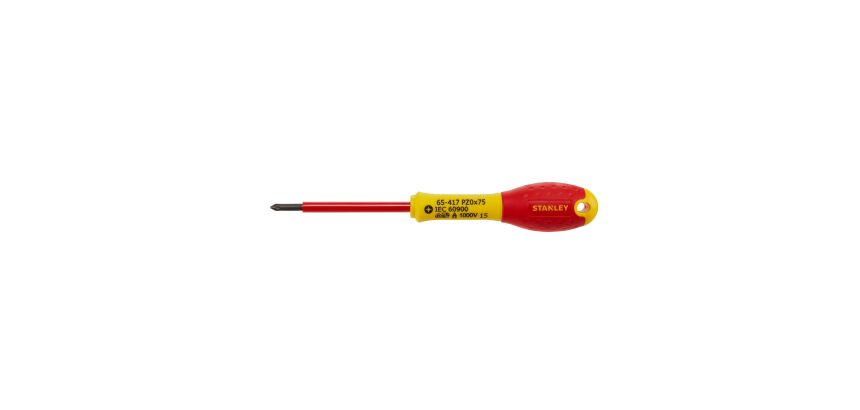 Tournevis Pozidriv isolé 1000 V PZ0 x 75 mm - Fatmax