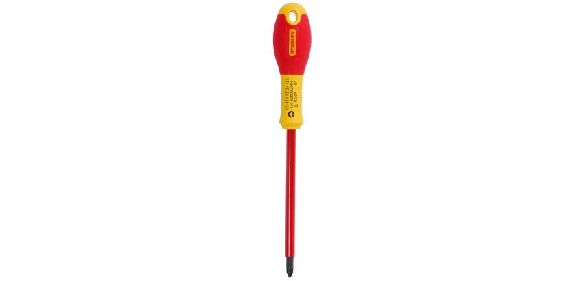 Tournevis Pozidriv isolé 1000 V PZ2 x 125 mm - Fatmax