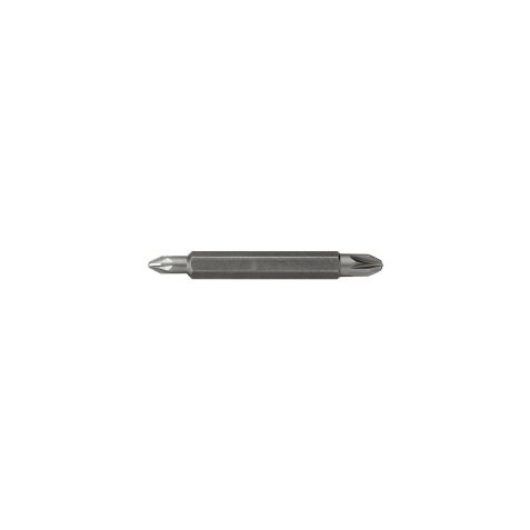 Lames de vissage double empreinte Phillips PH1 et PH2 60 mm - 10 pièces