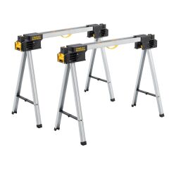 Tréteaux métalliques pliants STANLEY - Capacité 900 kg - lot de 2 pièces