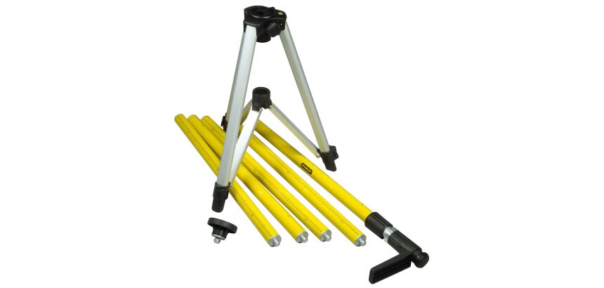 Canne télescopique Tripole 3,60 m embase trépied