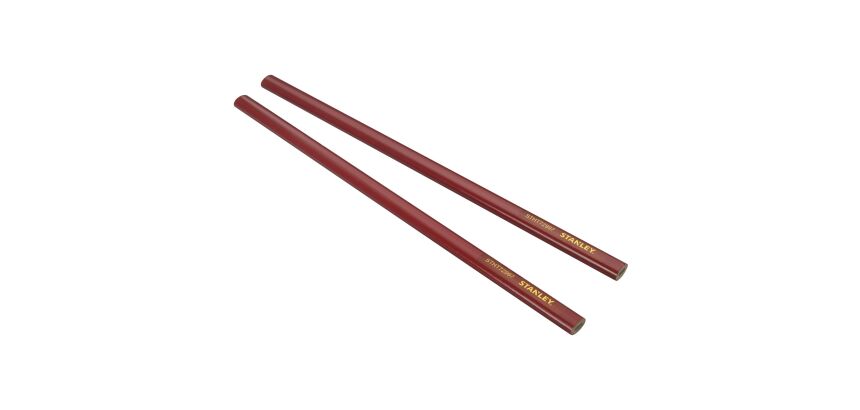 Crayon de charpentier 30 cm - corps rouge